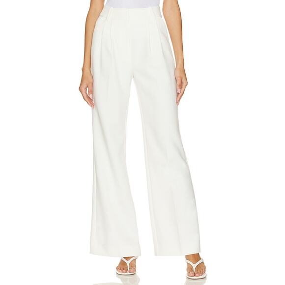 Favorite Daughter 'The Favorite' Ivory Polyester Pant Petite Size 2 - Picture 1 of 4